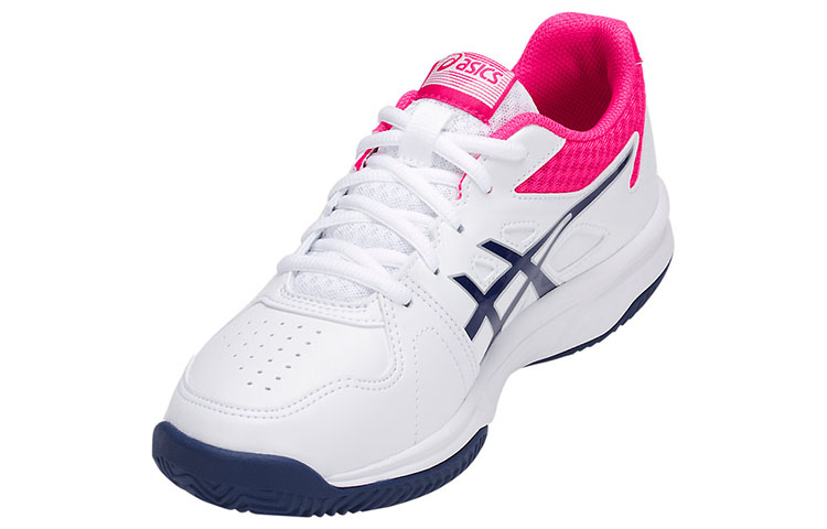 Shop (W) 아식스 코트 슬라이드 클레이 (화이트/핑크) 1042A031-100