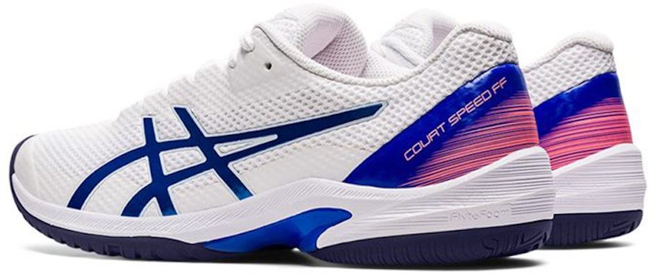 (W) アシックス コートスピードFF 白/青 1042A080-106 Shop (W) アシックス コートスピードFF 白/青 1042A080-106
