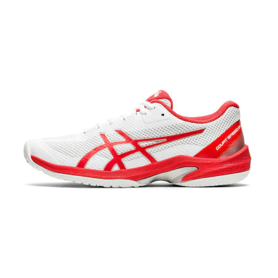 (W) ASICS Court Speed FF 'White Fiery Red'
