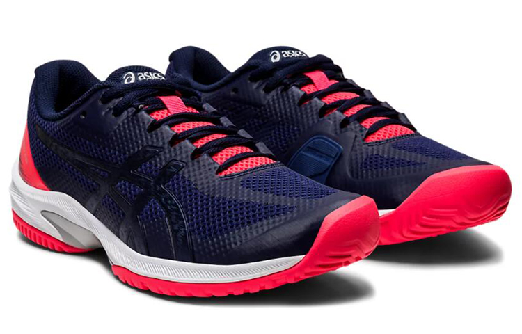 Lookbook (W) ASICS Court Speed FF CC Biru/ 'Merah Jambu' 1042A082-400