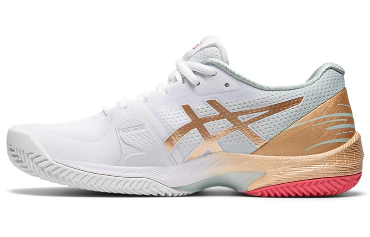 (Women) ASICS Court Speed FF Clay L.E. 'White Gold' 1042A146-100