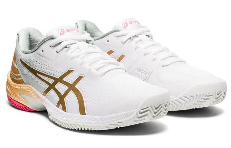 Lookbook (W) ASICS Court Speed FF Clay Edición Limitada 'Blanco Oro'. 1042A146-100