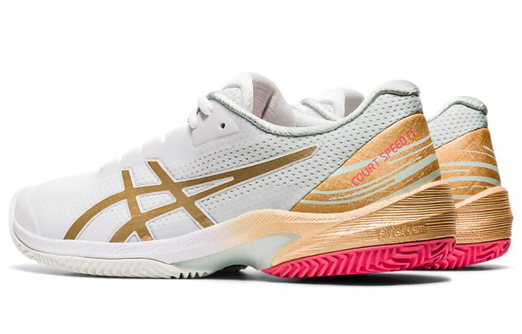 Shop (W) ASICS Court Speed FF Clay Edición Limitada 'Blanco Oro'. 1042A146-100