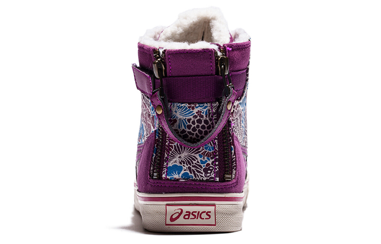 Lookbook Asics 雙利手 女款 深紫色 加絨休閒板鞋