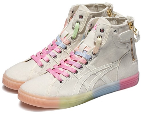 (W) ASICS Double Clutch Retro Casual Alta 'Blanco Rosa' Zapatilla Unisex Blanca 1202A079-101 Order (W) ASICS Double Clutch Retro Casual Alta 'Blanco Rosa' Zapatilla Unisex Blanca 1202A079-101