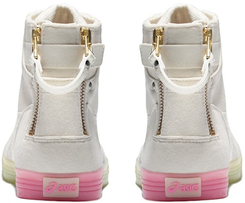 (W) ASICS Double Clutch Retro Casual Alta 'Blanco Rosa' Zapatilla Unisex Blanca 1202A079-101 Shop (W) ASICS Double Clutch Retro Casual Alta 'Blanco Rosa' Zapatilla Unisex Blanca 1202A079-101