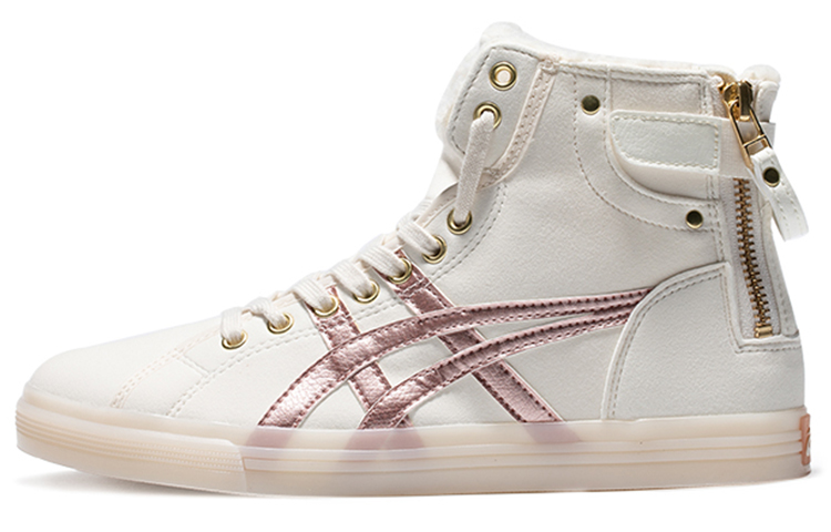 Buy (W) 아식스 더블 클러치 레트로 하이탑 (밀크화이트/골드) 1202A078-100