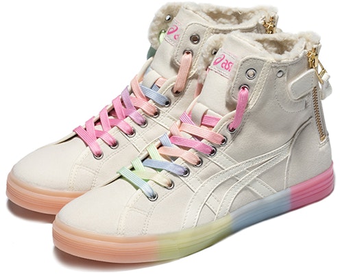 (W) ASICS Double Clutch Retro Fleece High Board Shoe Putih Susu 1202A078-101 Order (W) ASICS Double Clutch Retro Fleece High Board Shoe Putih Susu 1202A078-101