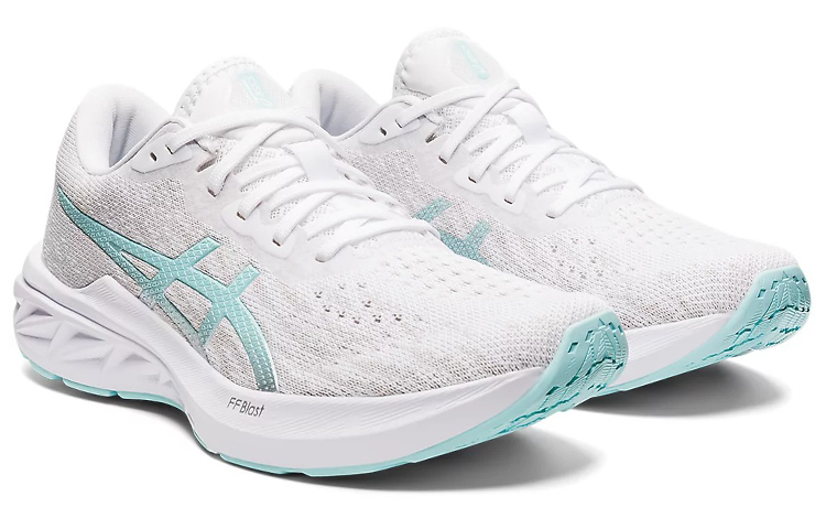 Lookbook (W) ASICS Dynablast 2 Résistant Blanc Bleu Confortable 1012B060-100