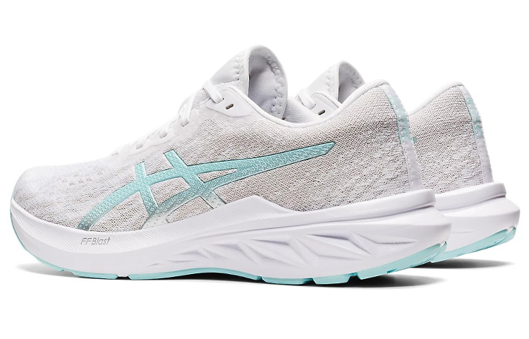 Shop (W) ASICS Dynablast 2 Résistant Blanc Bleu Confortable 1012B060-100