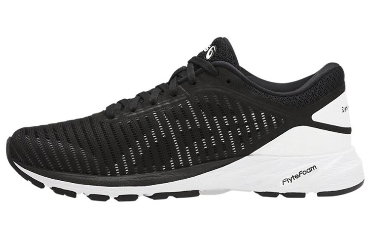 (Women) ASICS Dynaflyte 2 Black White Sneakers 'Black White' T7D5N-9001