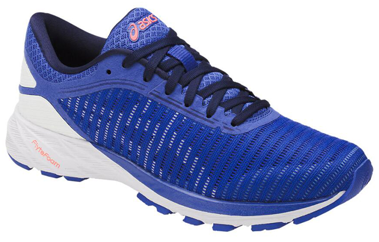 Lookbook (W) ASICS Dynaflyte 2 Blauw Wit Sneakers ''Blauw Wit'' T7D5N-4801