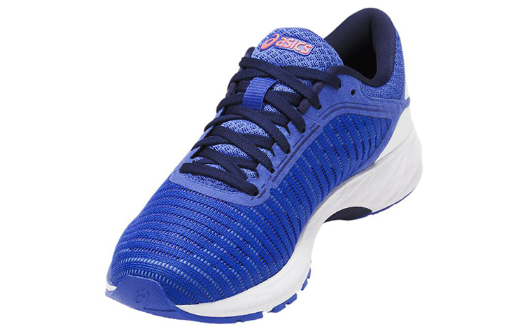 Shop (W) ASICS Dynaflyte 2 Blauw Wit Sneakers ''Blauw Wit'' T7D5N-4801