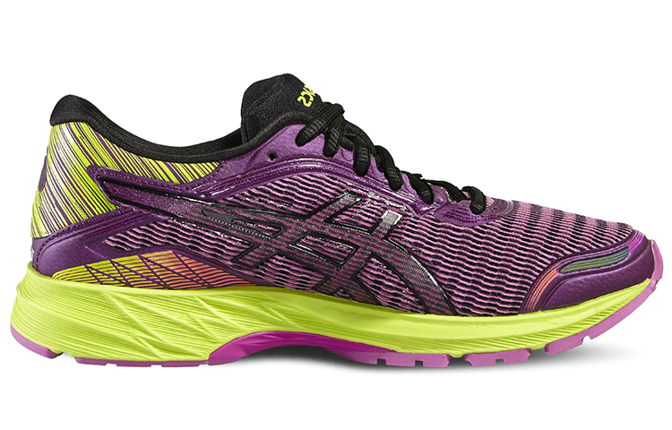 Order (W) ASICS Dynaflyte Zwart Veiligheidsgeel ''Paars'' T6F8Y-3390