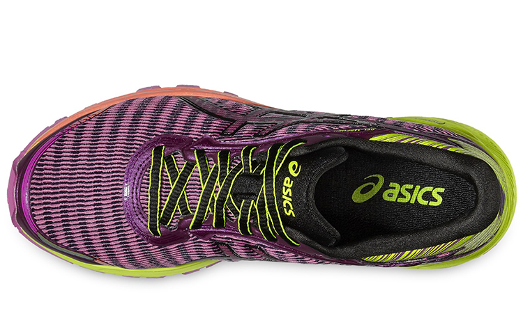Shop (W) ASICS Dynaflyte Zwart Veiligheidsgeel ''Paars'' T6F8Y-3390