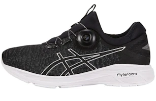 (Women) ASICS Dynamis 'Black Graphite Grey White' T7D6N-9790 (Women) ASICS Dynamis 'Black Graphite Grey White' T7D6N-9790
