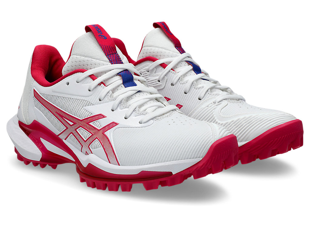 Order (Women) ASICS Field Speed FF 2 Soccer Cleats White/Bright Rose 1112A056-100