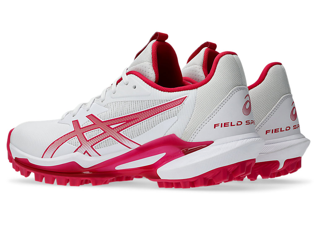 Lookbook (Women) ASICS Field Speed FF 2 Soccer Cleats White/Bright Rose 1112A056-100