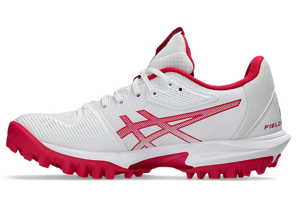 Shop (Women) ASICS Field Speed FF 2 Soccer Cleats White/Bright Rose 1112A056-100