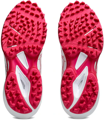 (Women) ASICS Field Speed FF 2 Soccer Cleats White/Bright Rose 1112A056-100 Sizing (Women) ASICS Field Speed FF 2 Soccer Cleats White/Bright Rose 1112A056-100