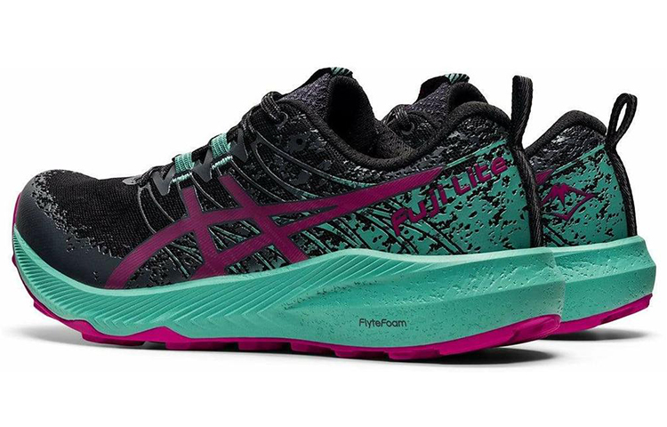 Shop (W) ASICS Fuji Lite 2 ''Zwart Fuchsia Rood'' 1012B066-002