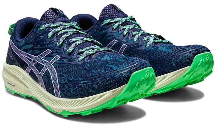 (W) ASICS Fuji Lite 3 'Ink Teal Digital Violet' Sepatu Lari 1012B294-400 Lookbook (W) ASICS Fuji Lite 3 'Ink Teal Digital Violet' Sepatu Lari 1012B294-400