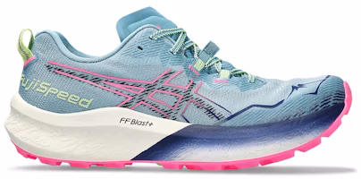 (Women) ASICS Fuji Speed 2 'Gris Blue Pink' 1012B515-400 (Women) ASICS Fuji Speed 2 'Gris Blue Pink' 1012B515-400