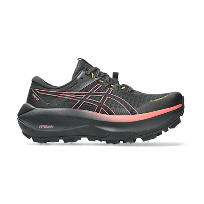 (W) ASICS FUJISETSU Max GTX Trail Running Shoes Black/Dark Pink Clay