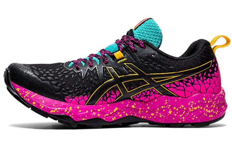 (Women) ASICS FujiTrabuco Lyte 'Black Pink Glo'  1012A599-001