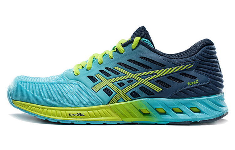 (Women) ASICS Fuzex 'Blue Yellow' T689N-4085