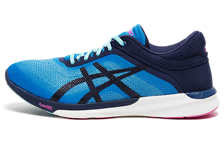 Buy (W) ASICS Fuzex 'Selesa Bernafas Ringan Kasut Lari Rendah Biru' T768N-4349