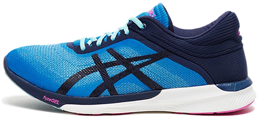 (Women) ASICS Fuzex 'Comfortable Breathable Light Low-Top Running Blue' T768N-4349 Buy (Women) ASICS Fuzex 'Comfortable Breathable Light Low-Top Running Blue' T768N-4349