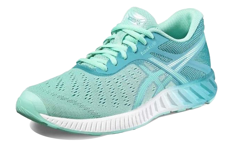 Lookbook Asics Fuzex Lyte 戶外運動 防滑透氣 低筒 跑步鞋 女款 綠藍
