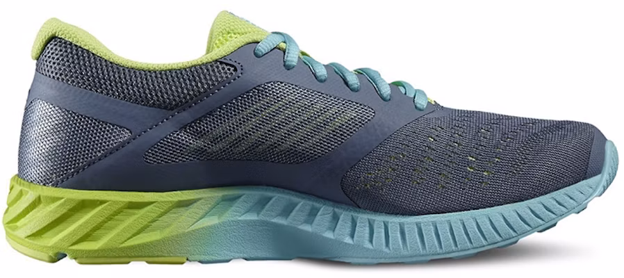 (W) ASICS Fuzex Lyte ''Grau Blau Gelb'' T670N-6201 Order (W) ASICS Fuzex Lyte ''Grau Blau Gelb'' T670N-6201