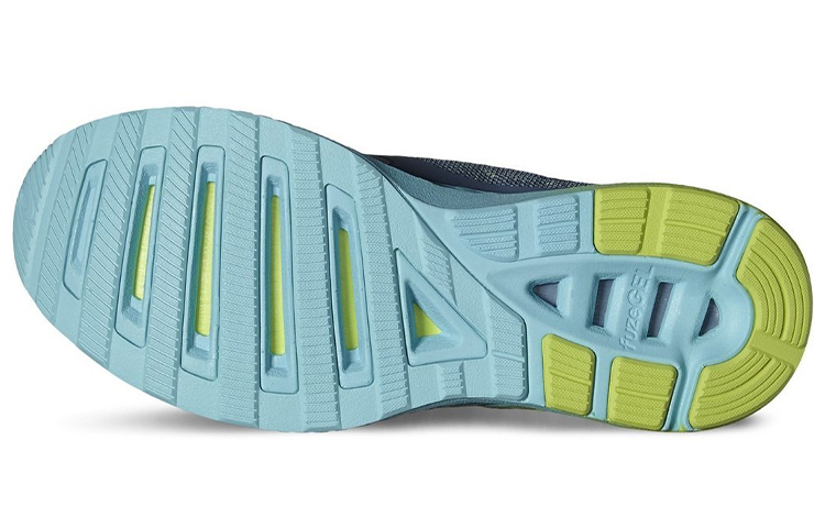 Details for (W) ASICS Fuzex Lyte ''Grau Blau Gelb'' T670N-6201