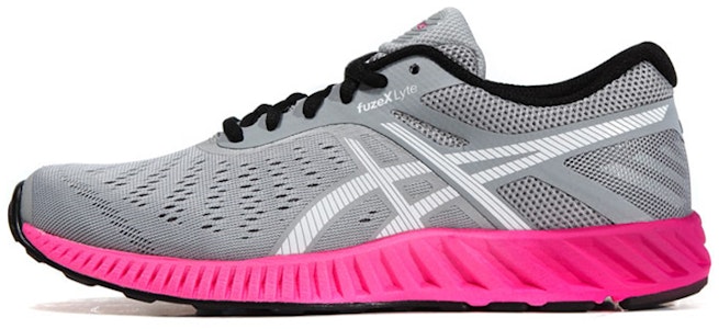 Asics Fuzex Lyte 女士跑步鞋 灰粉色 Buy Asics Fuzex Lyte 女士跑步鞋 灰粉色