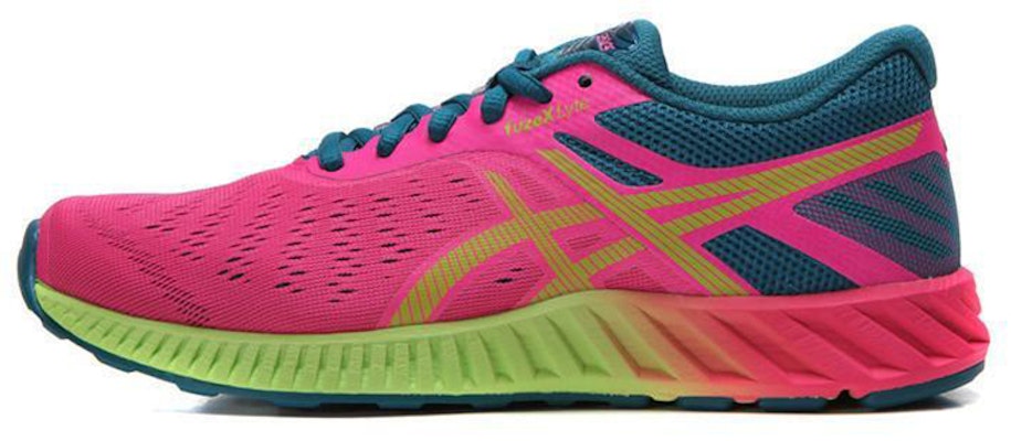 Buy Women ASICS Fuzex Lyte Pink Blue T670N 3485 Novelship