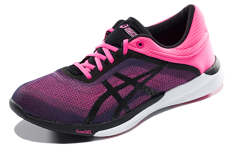 Lookbook (W) ASICS Fuzex Rush 'Negro Rosa' T768N-2090
