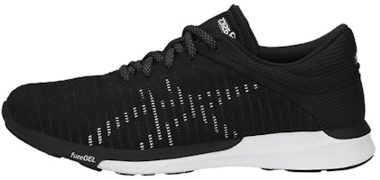 (Women) ASICS Fusex Rush Adapt White Dark Grey 'Black' T885N-9001 (Women) ASICS Fusex Rush Adapt White Dark Grey 'Black' T885N-9001