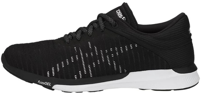 (W) ASICS Fuzex Rush Adapt 'Hitam Putih' T885N-9001 Buy (W) ASICS Fuzex Rush Adapt 'Hitam Putih' T885N-9001