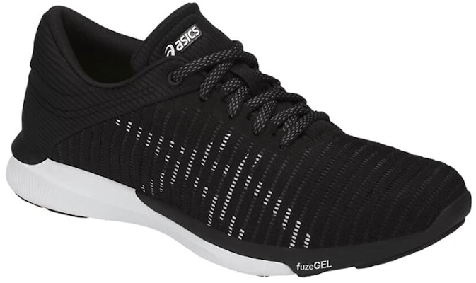 (W) ASICS Fuzex Rush Adapt 'Hitam Putih' T885N-9001 Lookbook (W) ASICS Fuzex Rush Adapt 'Hitam Putih' T885N-9001