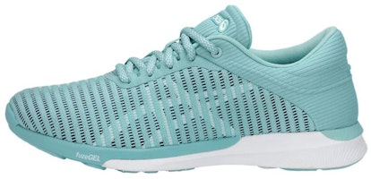 (Women) ASICS Fusex Rush Adapt Pocrelain Blue White 'Teal' T885N-1401 (Women) ASICS Fusex Rush Adapt Pocrelain Blue White 'Teal' T885N-1401
