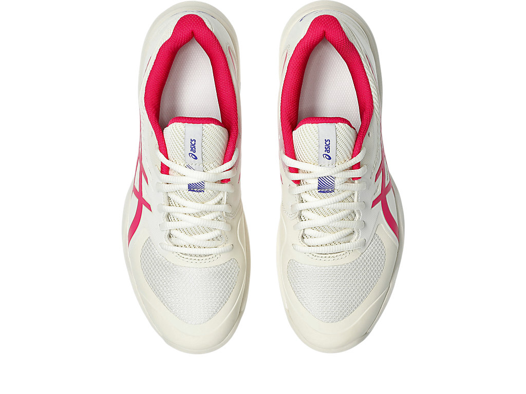 Sizing (W) ASICS GAME FF (All Court) Sneakers Cream/Bright Rose Sepatu Kasual. 1042A281-102