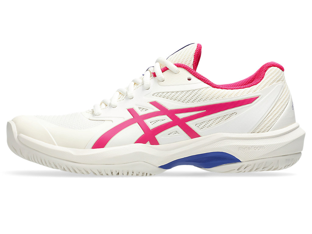 Cheap (W) ASICS GAME FF (All Court) Sneakers Krim/Bright Rose 1042A281-102
