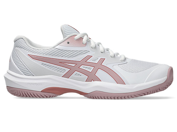 (Women) ASICS GAME FF Clay/OC (Omni-Clay Court) Tennis Shoes White/Morganite 1042A282-103
