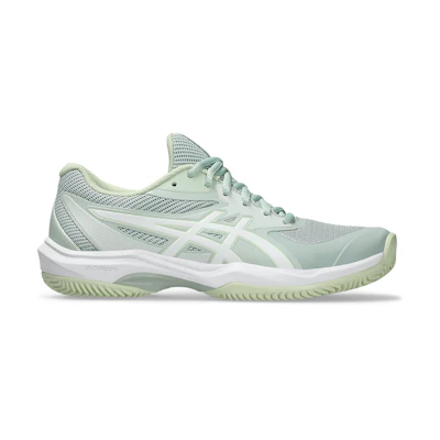 (W) ASICS Game FF Clay/OC Omni-Court Tennis Shoes Lichen Rock/White