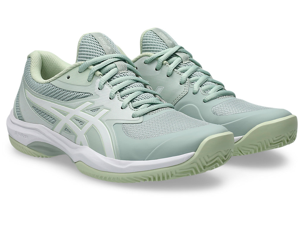 Order (W) ASICS Game FF Clay/OC Zapatillas de Tenis Lichen Rock/Blanco para Todo Terreno 1042A282-300