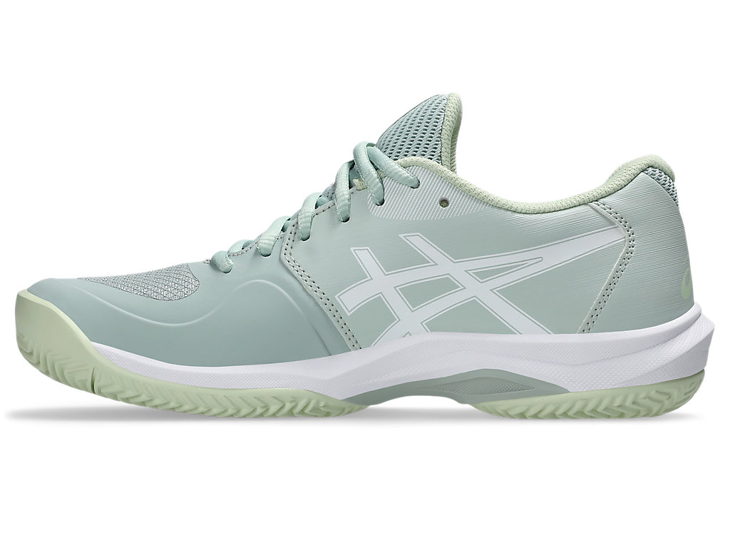 Shop (W) ASICS Game FF Clay/OC Zapatillas de Tenis Lichen Rock/Blanco para Todo Terreno 1042A282-300