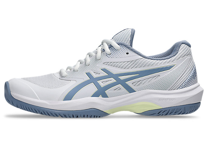 (Women) ASICS GAME FF Pickleball Shoes White/Calm Indigo 1042A280-102