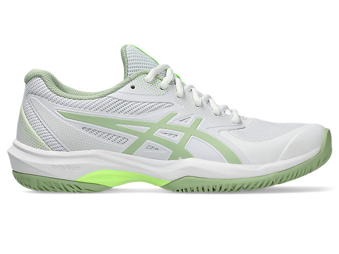 (Women) ASICS GAME FF Pickleball Shoes White/Jade 1042A280-101